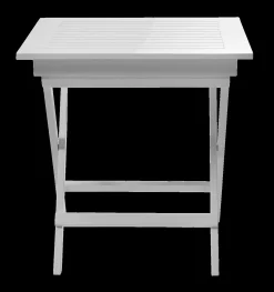 - Havebord -York foldebord 70x70cm hvid*Cinas Best