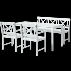 - Havemøbelsæt - Sofiero møbelsæt, hvid*Cinas Clearance