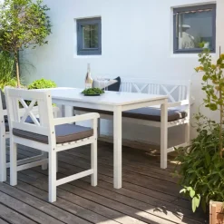 - Havesæt - Rosenborg møbelsæt, hvid*Cinas Clearance