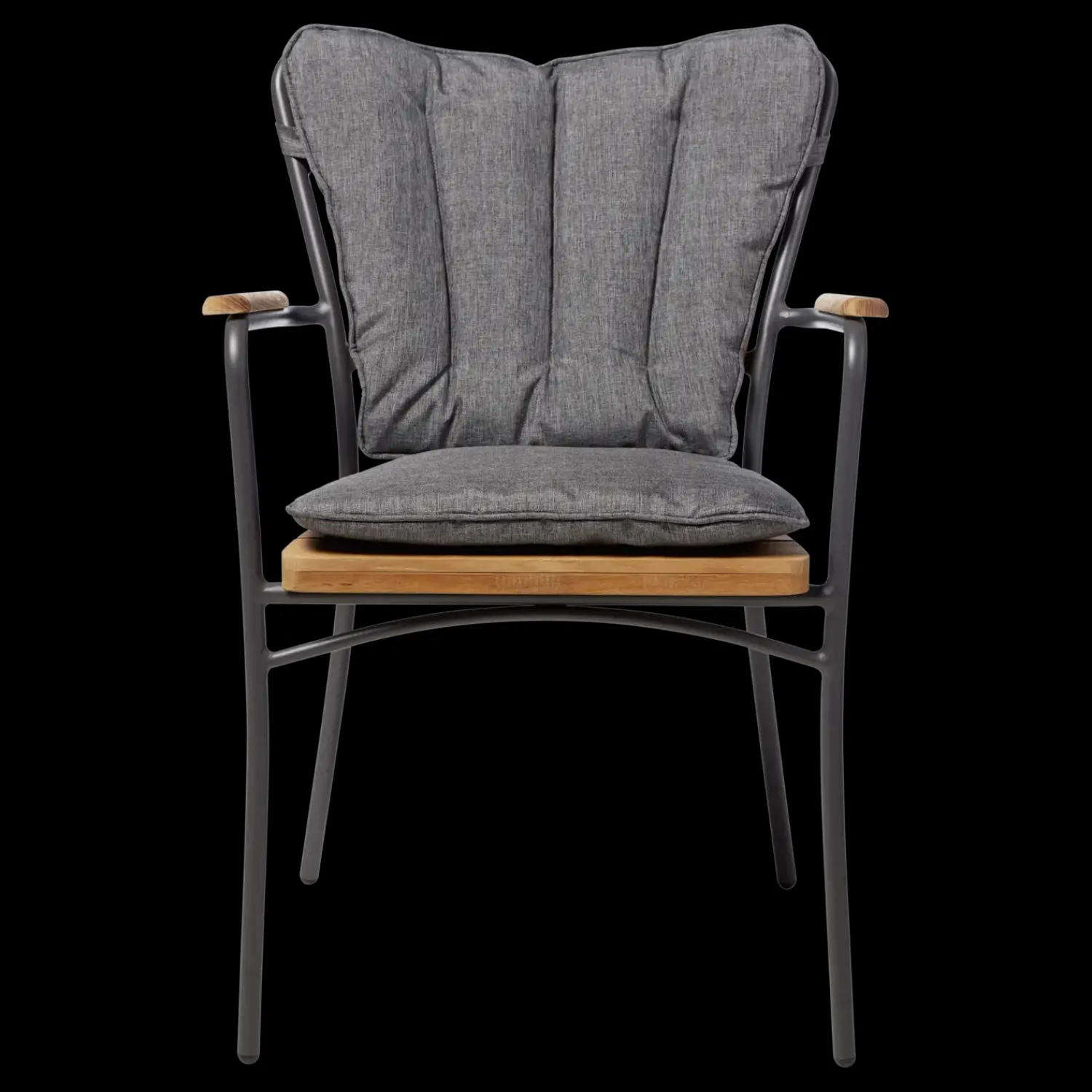 - Havestol - Ellen stol antracit/teak*Cinas Discount