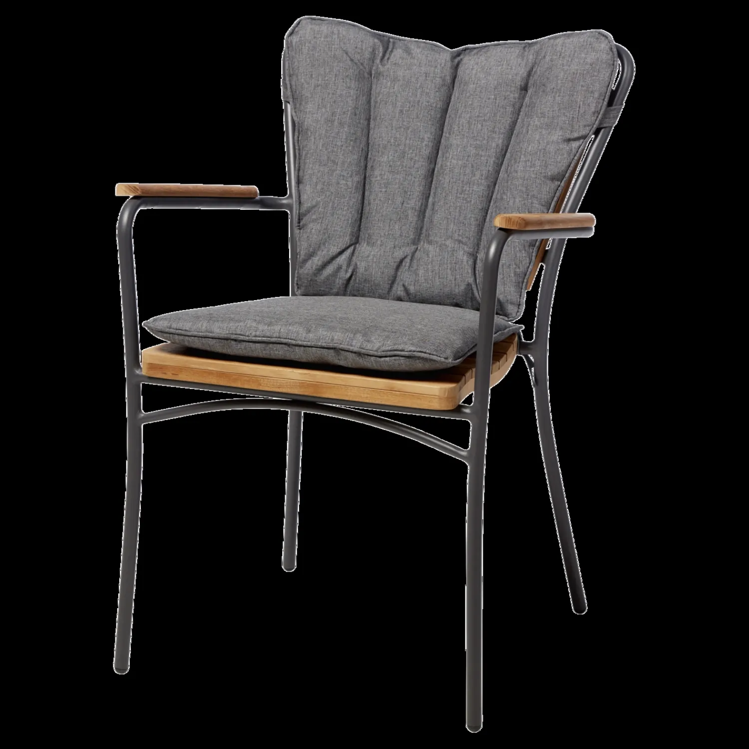 - Havestol - Ellen stol antracit/teak*Cinas Discount