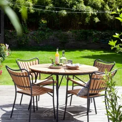 - Havestol - Ellen stol antracit/teak*Cinas Discount