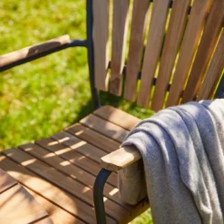 - Havestol - Ellen stol antracit/teak*Cinas Discount