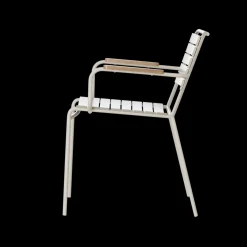 - Havestol - Matic stol, Sandy Grey aluminiums stel, med teak armlæn*Cinas Hot