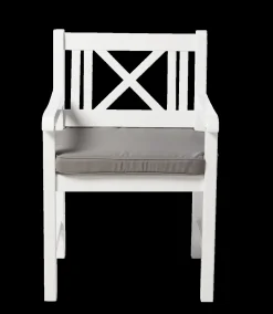 - Havestol - Rosenborg stol i hvid mahogni*Cinas Outlet