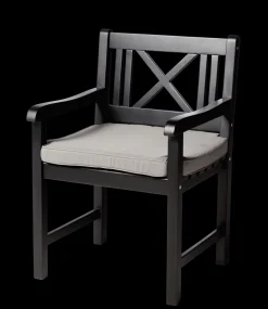 - Havestol - Rosenborg stol mat sort*Cinas Outlet