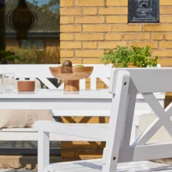 - Havestol - Sofiero - Hvid^Cinas