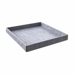 - Låg til hyldeboks, lysegrå filt*Cinas Clearance