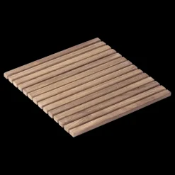 - Lille bademåtte 40x40cm teak*Cinas Best