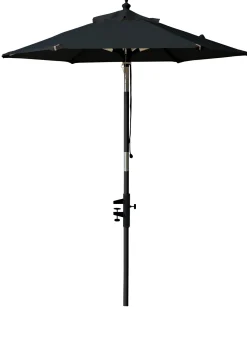 - Nero balkon parasol Ø1,80m sort stok/sort dug^Cinas New