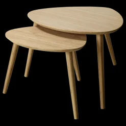 - Noble indskudsborde i bambus bestående af to borde*Cinas Best