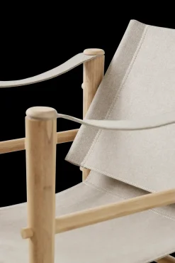 - Noble Safari stol lys med melange canvas^Cinas Sale