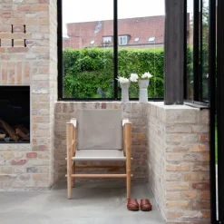 - Noble Safari stol lys med melange canvas^Cinas Sale