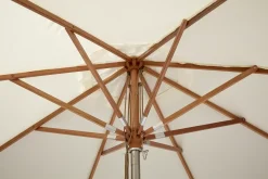 - Pomino Parasol Ø 3,3m off-white olefin dug*Cinas Best