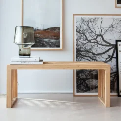 - Rib bænk 104x35cm bambus^Cinas Clearance