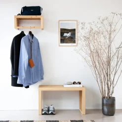 - Rib 2-pers bænk 73x35x43cm bambus*Cinas Online