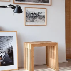 - Rib skammel 45x35cm bambus^Cinas