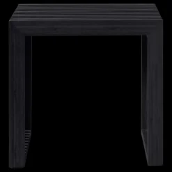 - Rib skammel 45x35cm mahogni mat sort^Cinas Best