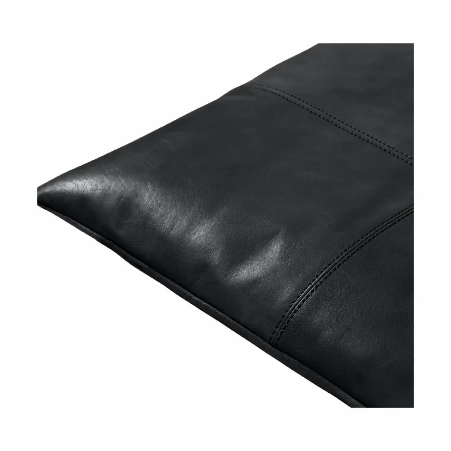 - Siddepude til Rib stool sort læder^Cinas New