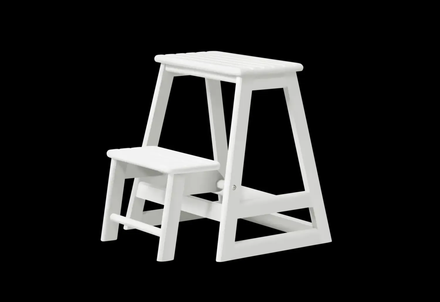 - Skala trappestige 2-trin Hvid^Cinas New