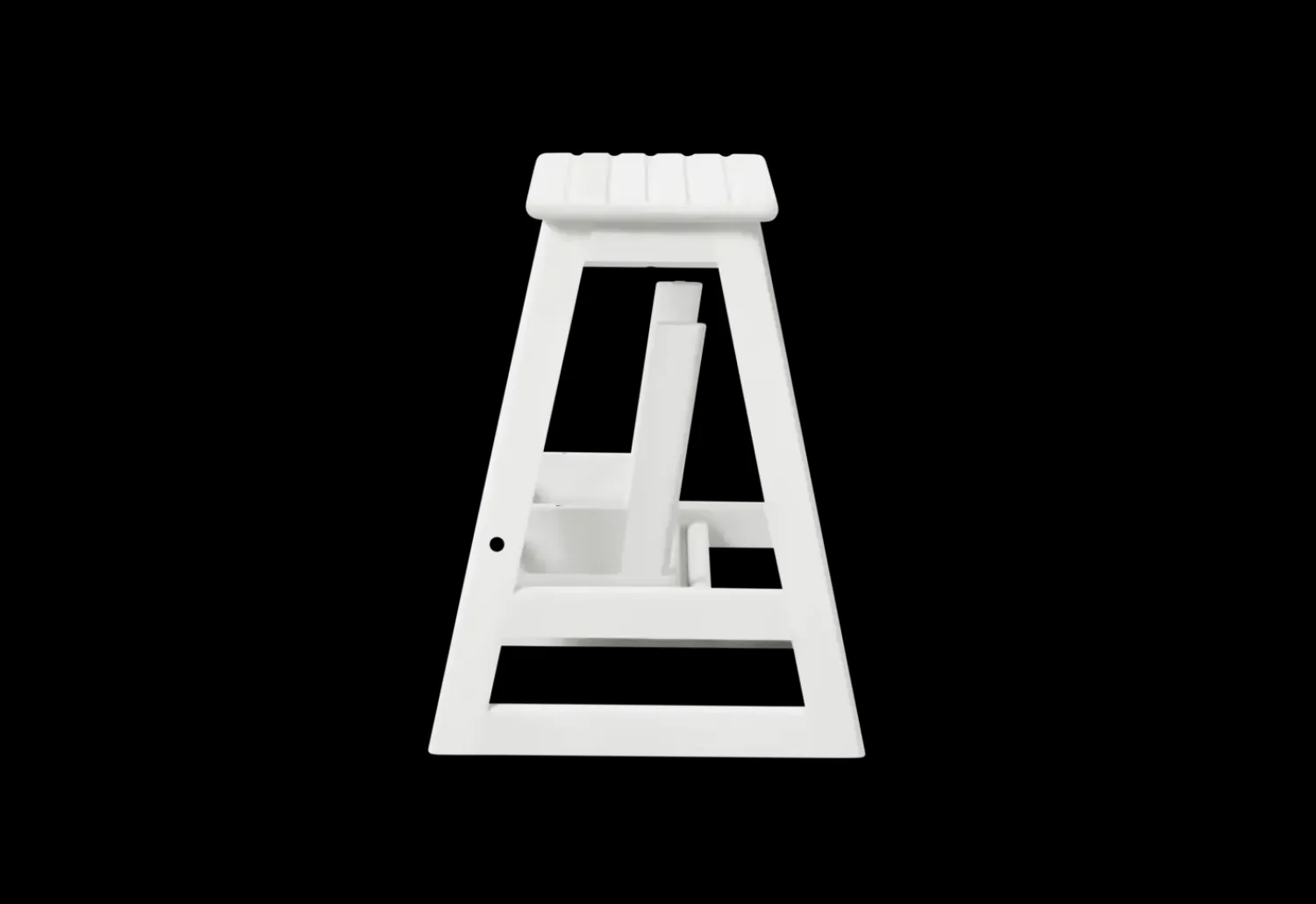 - Skala trappestige 2-trin Hvid^Cinas New