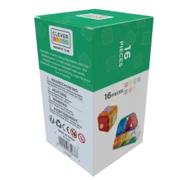 - Magnetlegetøj - Brick Tiles Pack Intense - 16 dele^Cleverclixx Discount