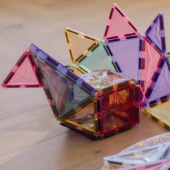 - Magnetlegetøj - Geo Pack - Pastel 45*Cleverclixx Online