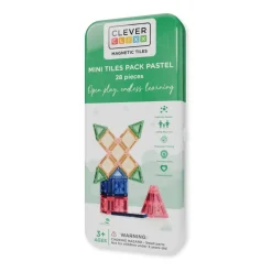 - Magnetlegetøj - Mini Tiles Pack Pastel - 28 dele^Cleverclixx Hot