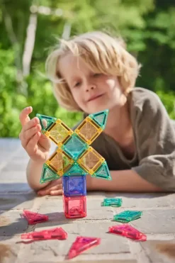 - Magnetlegetøj - Mini Tiles Pack Pastel - 28 dele^Cleverclixx Hot