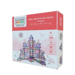 - Magnetlegetøj - Mega Creative Pack - Pastel 210 dele*Cleverclixx Discount