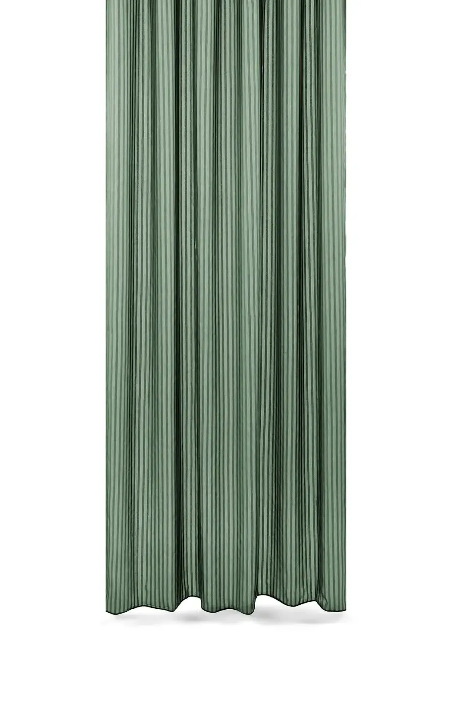 - Badeforhæng - Lines shower curtain w/tape 200 cm - Skovgrøn^Compliments Clearance