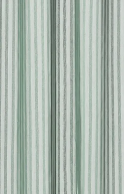 - Badeforhæng - Lines shower curtain w/eyelets 200 cm - Støvet grøn^Compliments Sale