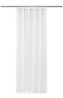 - Badeforhæng - Lines shower curtain w/eyelets 220 cm - Hvid*Compliments