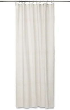 - Badeforhæng - Lino shower curtain w/eyelets 200 cm - Linen^Compliments Discount