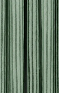 - Badeforhæng - Lines shower curtain w/eyelets 200 cm - Skovgrøn^Compliments Online