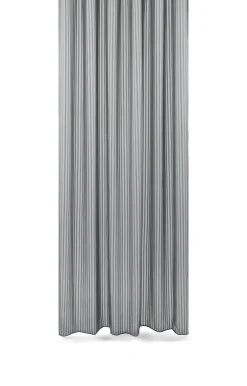 - Badeforhæng - Lines shower curtain w/tape 200 cm - Grå*Compliments Sale