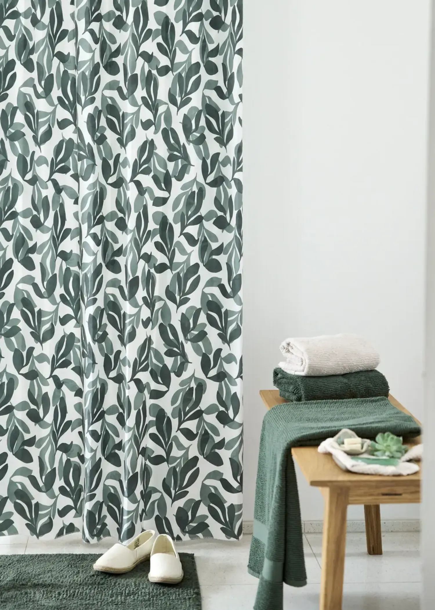 - Bademåtte - Even Bath Mat 60x100 cm - Skovgrøn*Compliments Hot