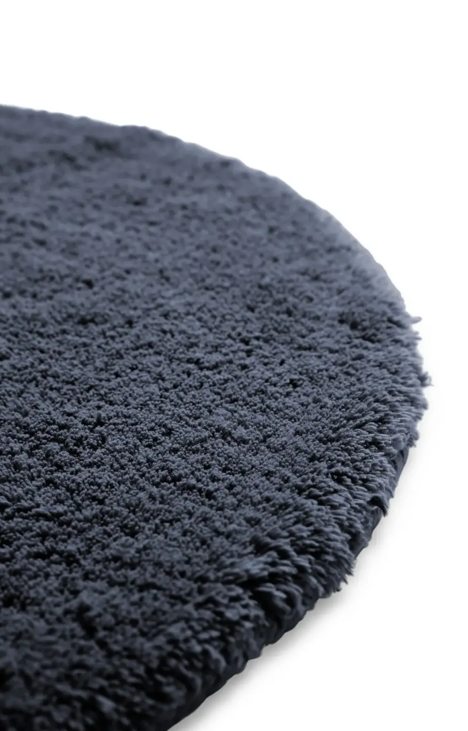 - Bademåtte - Loop Bath Mat dia. 75 cm - Mørk blå*Compliments Online