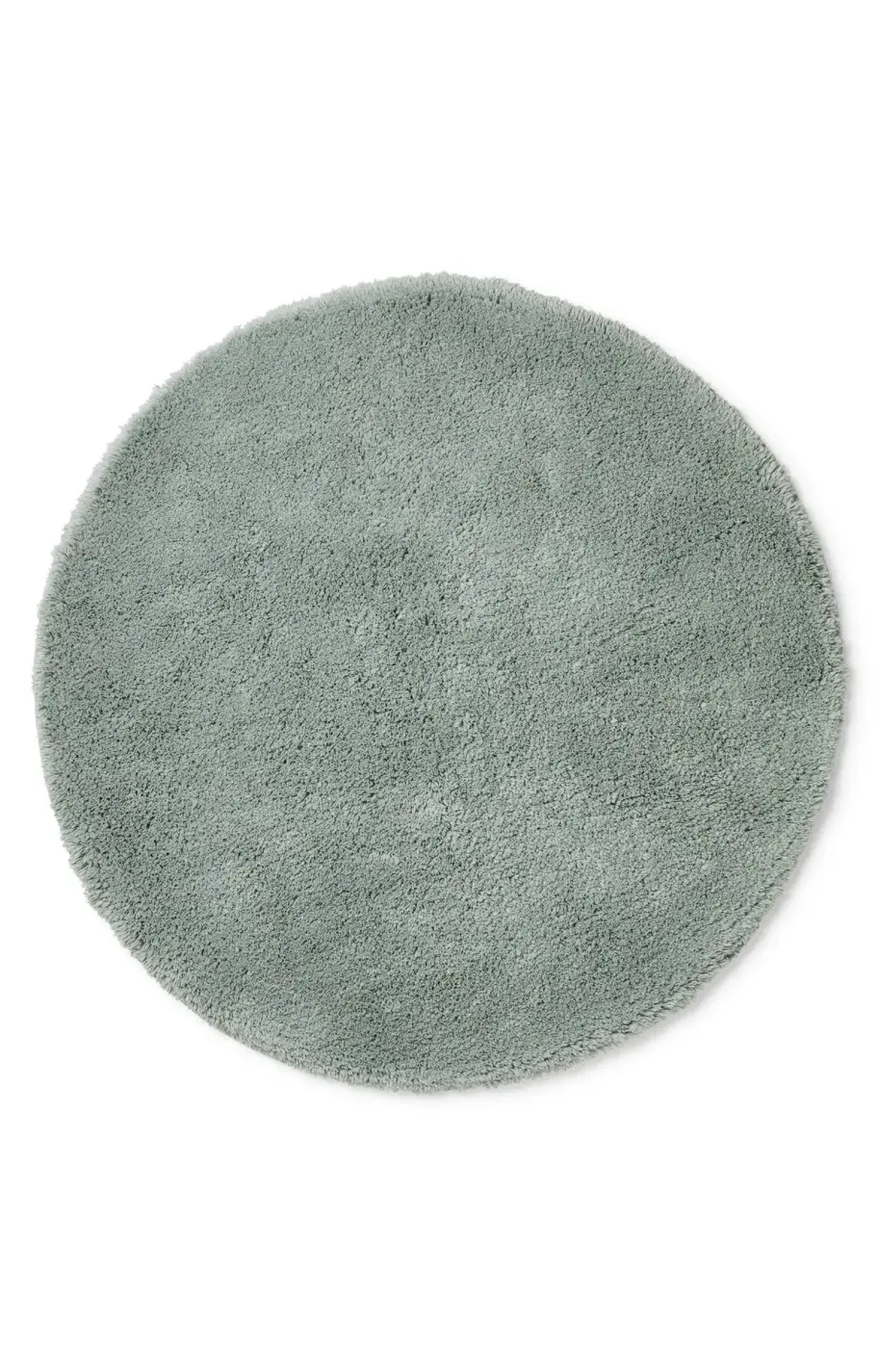 - Bademåtte - Loop Bath Mat dia. 75 cm - Støvet grøn*Compliments Discount