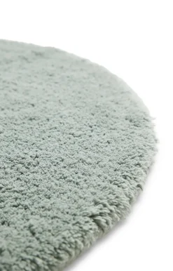 - Bademåtte - Loop Bath Mat dia. 75 cm - Støvet grøn*Compliments Discount
