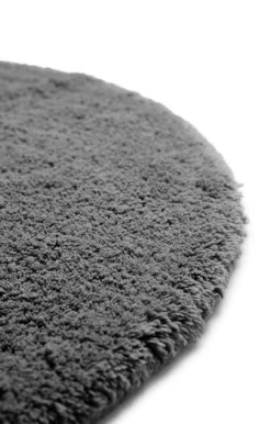 - Bademåtte - Loop Bath Mat dia. 75 cm - Grå*Compliments Discount
