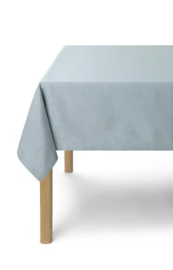 - Confetti Damask Table Cloth 150x350 cm - Mineral blue^Compliments Outlet