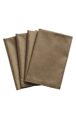 - Confetti Damask Napkin 45x45 cm - 4 Pack - Valnød*Compliments Hot