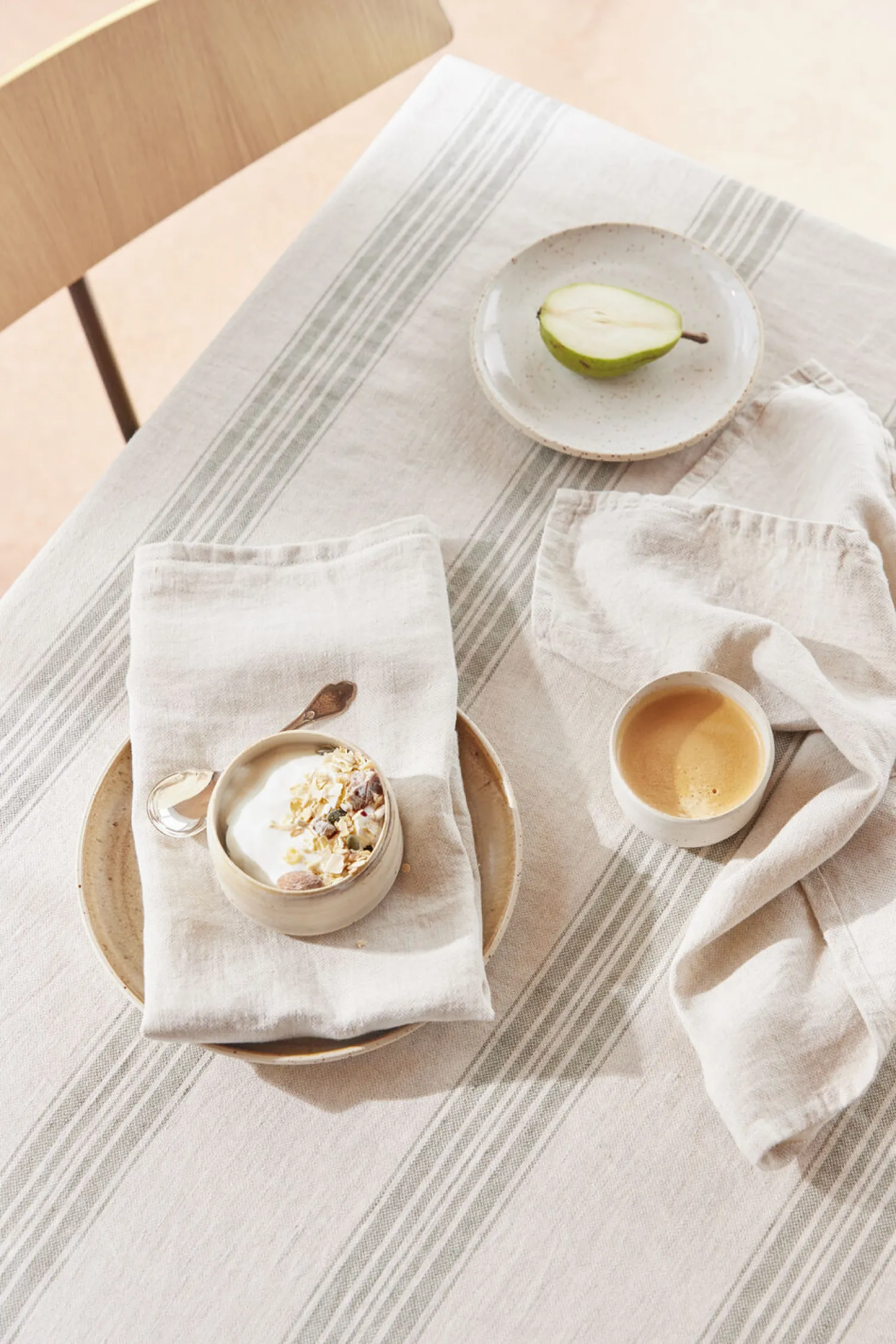 - Dug - Arles Table Cloth 150x350 cm - Grøn*Compliments Best