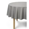 - Dug - Tile Damask Table Cloth dia. 200 cm - Sølv grå*Compliments Clearance