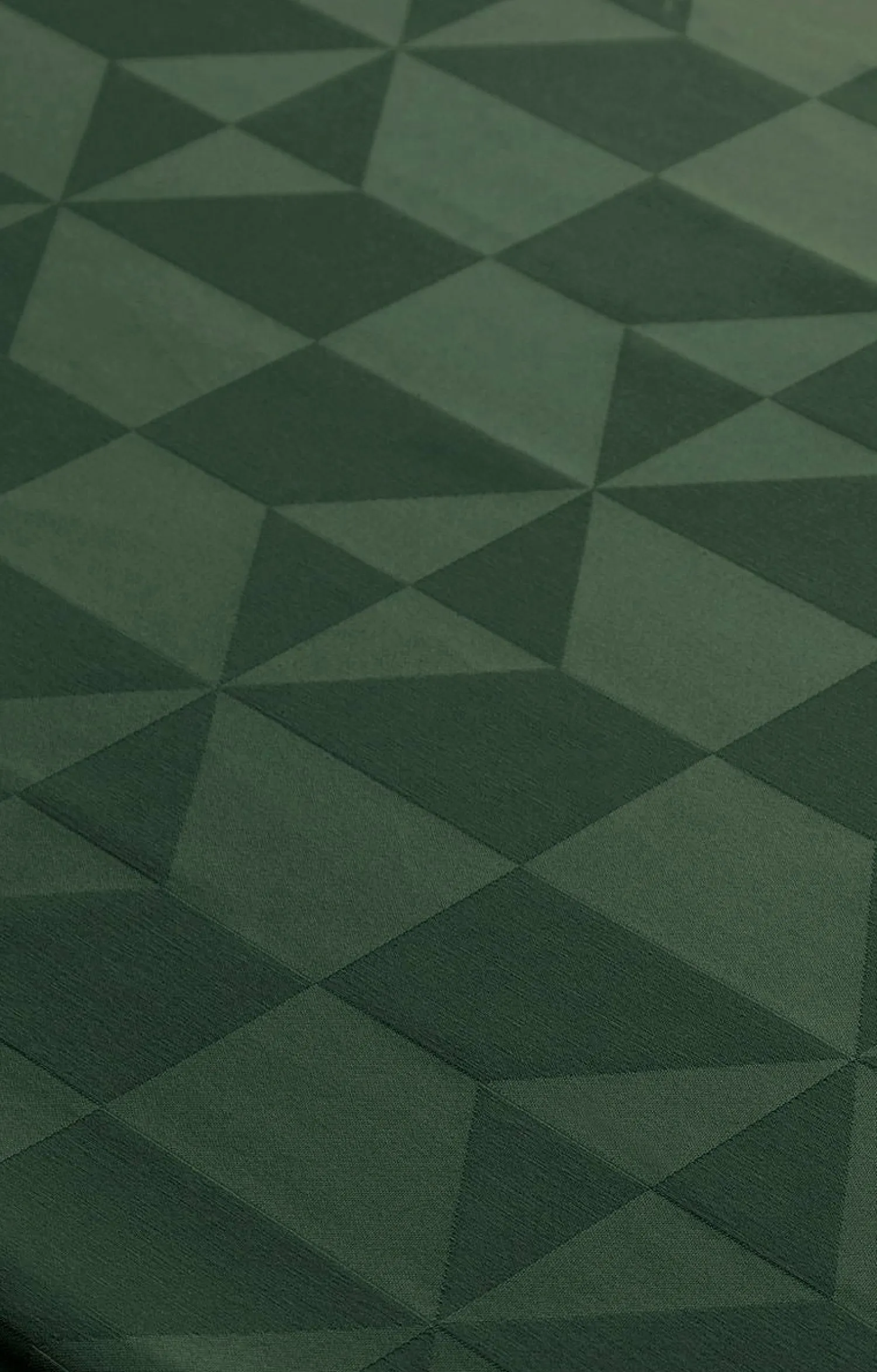 - Dug - Wind Damask 140x370 cm - Skovgrøn*Compliments Clearance