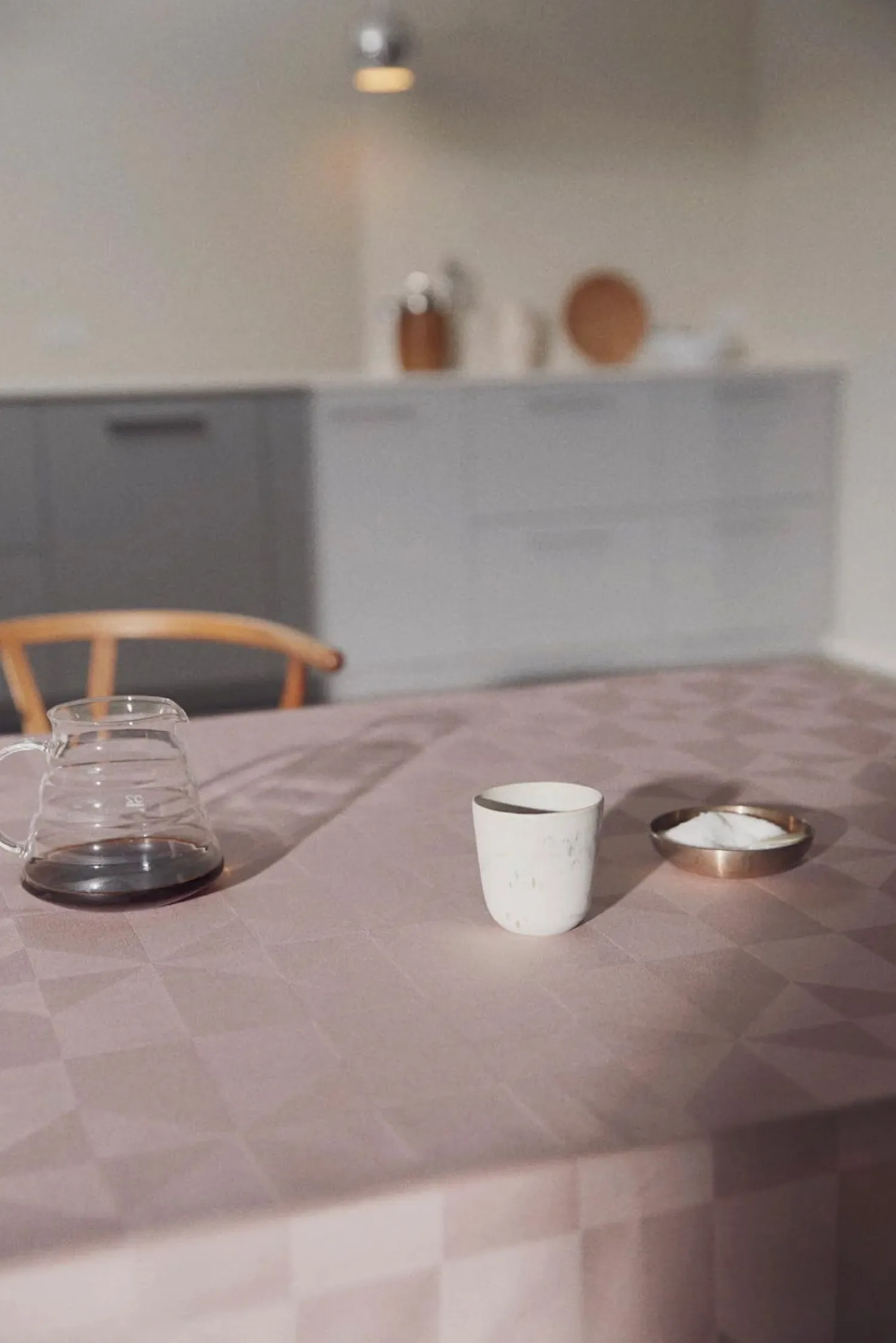 - Dug - Wind Damask 160x370 cm - Rose*Compliments New