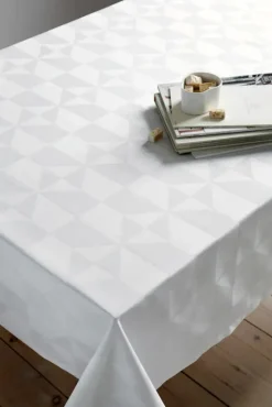 - Dug - Wind Damask 140x180 cm - Hvid*Compliments Online