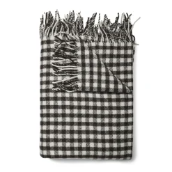 - Gingham - Plaid - 140x200 - Chocolate*Compliments Online
