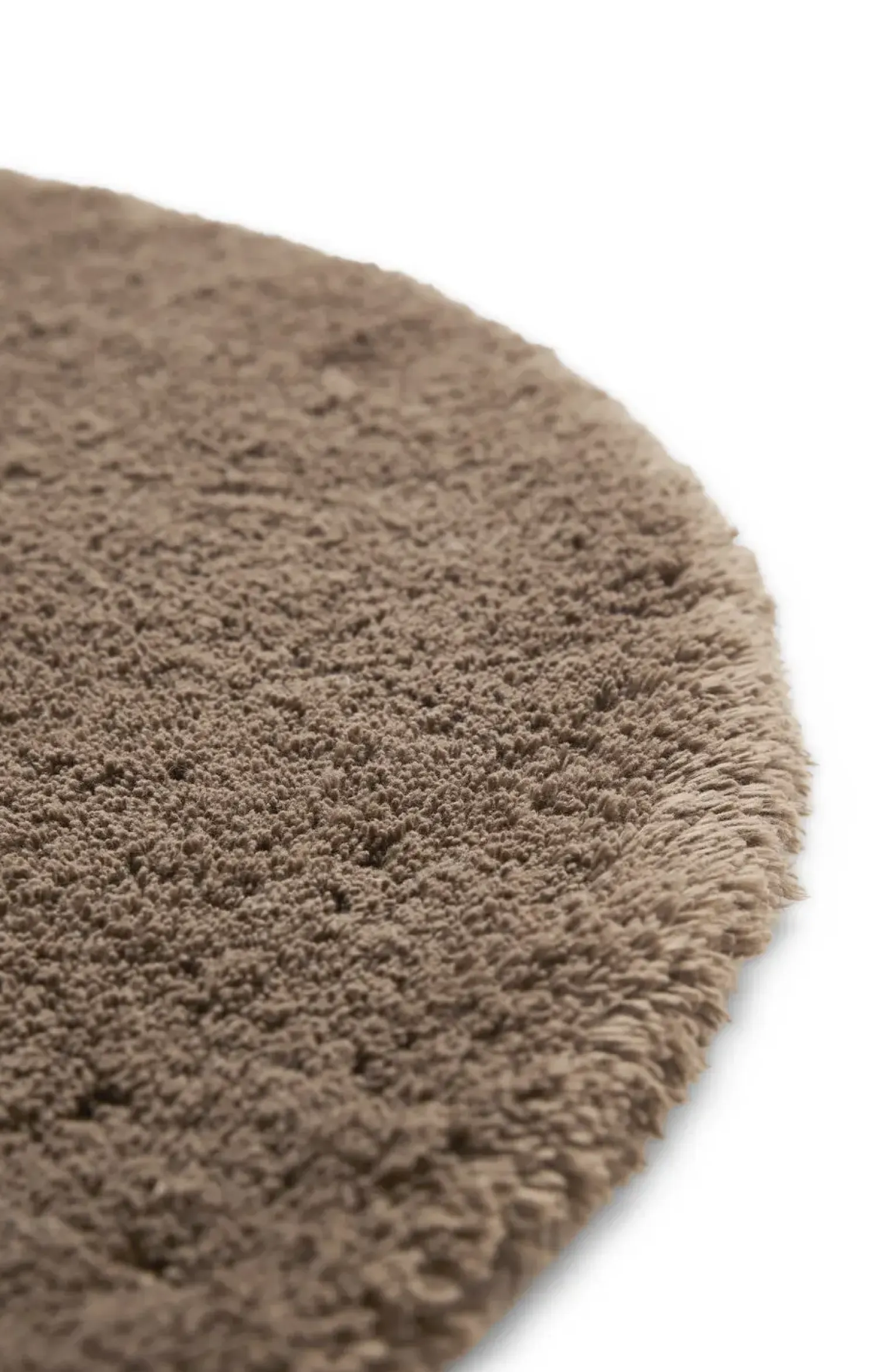 - Loop Bath Mat dia. 75 cm - Brun*Compliments New